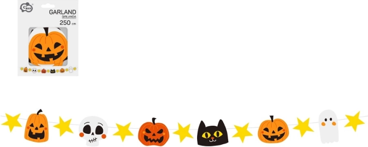 Papirguirlande Halloween 250 cm