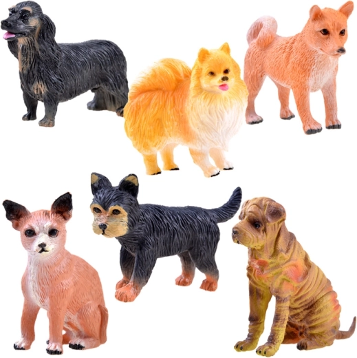 Figurer af hunde - forskellige racer, Zwierzeta Domowe kollektion