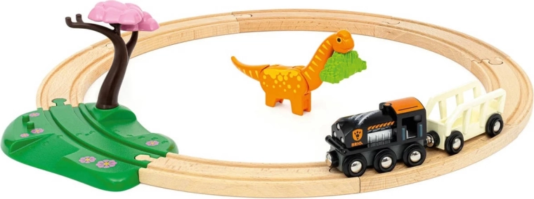 Dinosaur-eventyr på skinnerne