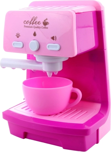 Kaffemaskine med vandeffekt og lys