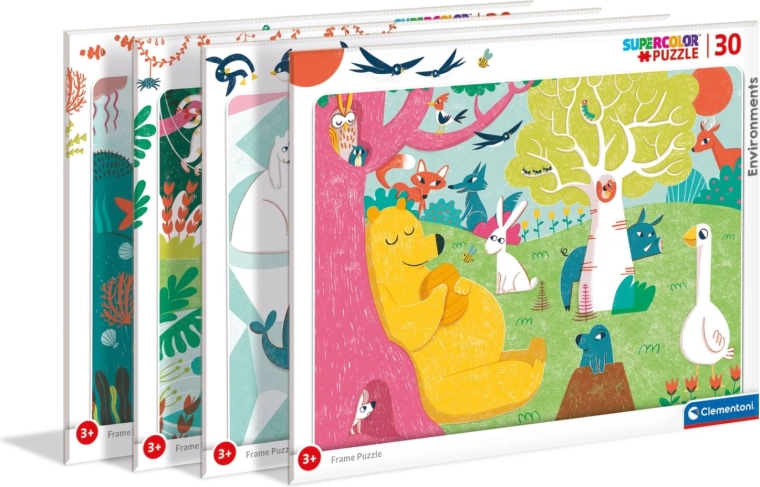 Clementoni puslespil Livet nord for polarcirklen – 30 brikker