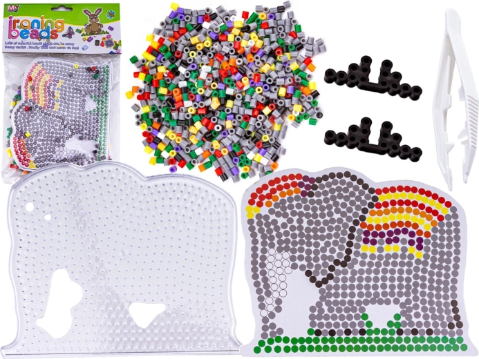 Strygeperler med elefantskabelon