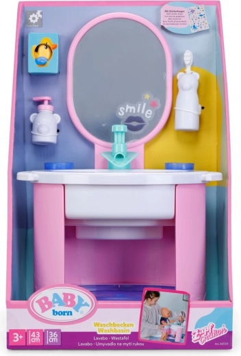 Baby Born vask til dukker med pumpe og tilbehør