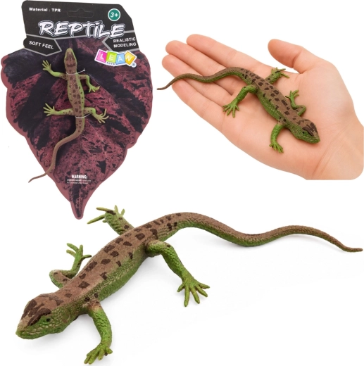 Gummifigur af hugorm (realistisk) 15 cm