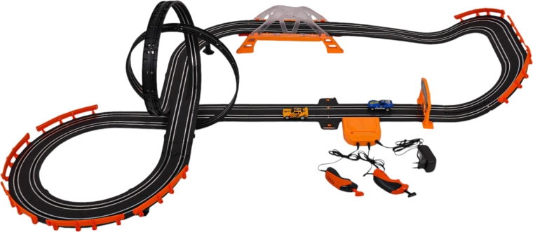 Racerbane TRACK MASTER med lys + tilbehør, 615 cm