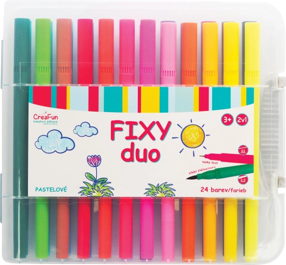 CreaFun tuscher DUO – 24 farver