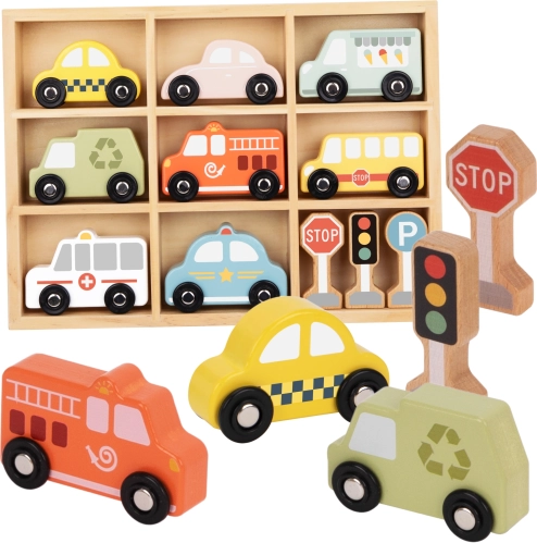 Trælegetøj og trafikskilte Tooky Toy