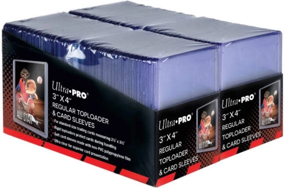 Ultra Pro toploaders 3" × 4" med soft sleeves (200 + 200)