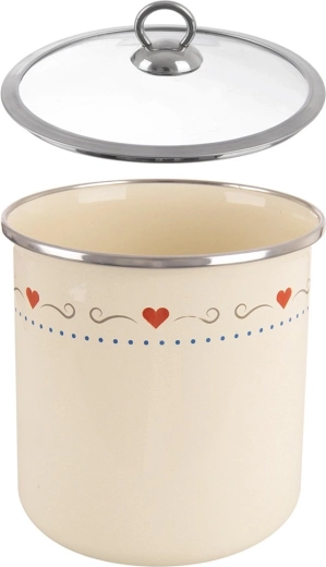 Holdbart emaljeret stål i elegant design