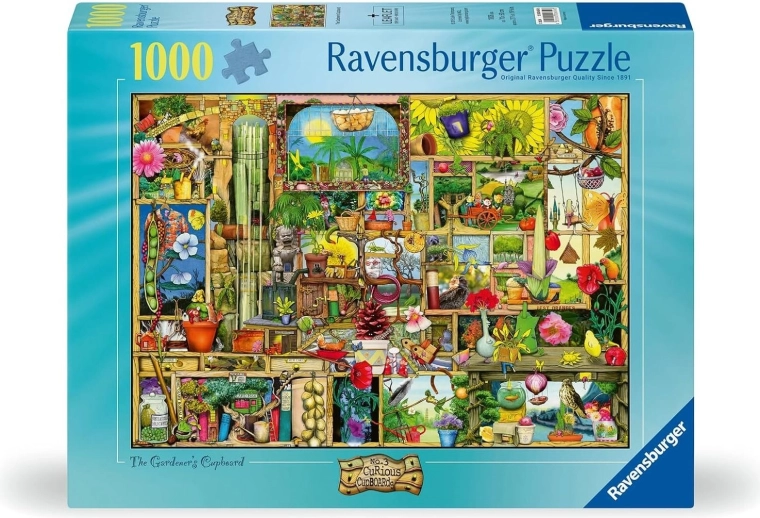 Ravensburger puslespil Curious Cupboards 3: Gartnerens skab (1000 brikker)