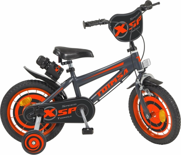 Børnecykel Toimsa sort/orange 14"