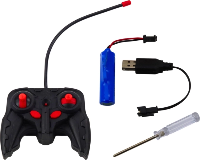 Fjernstyring og opladning via USB