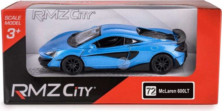 Metalmodelbil RMZ City McLaren 600LT 1:32 blå