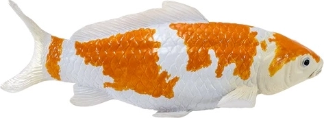 Håndmalede detaljer som hos en rigtig fisk