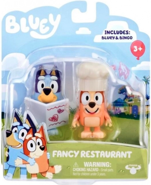 Bluey figursæt - Luksusrestaurant