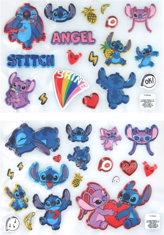 STITCH klistermærker – officiel licens