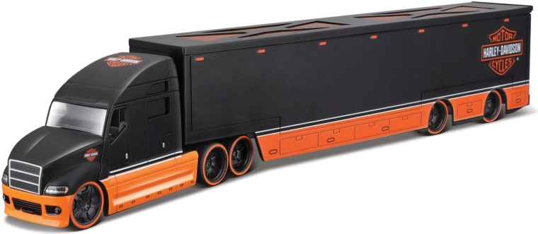 Maisto Harley-Davidson hauler sort 1:64