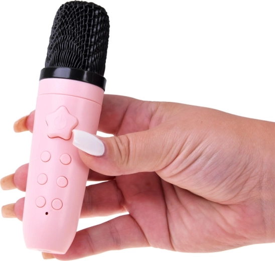 Karaoke-mikrofon med styring og stemmeændring