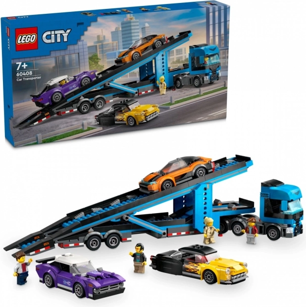 LEGO City 60408 Autotransporter med sportsvogne