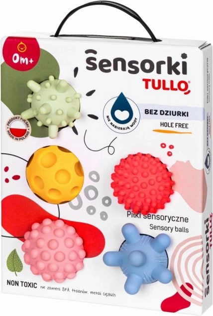 Sensoriske bolde TULLO – pastelfarver