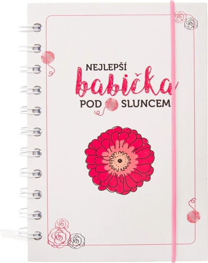 Notesbog med spiralryg "Verdens bedste bedstemor"