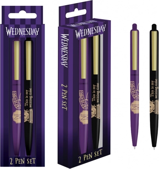 Sæt kuglepenne Wednesday – 2 stk.