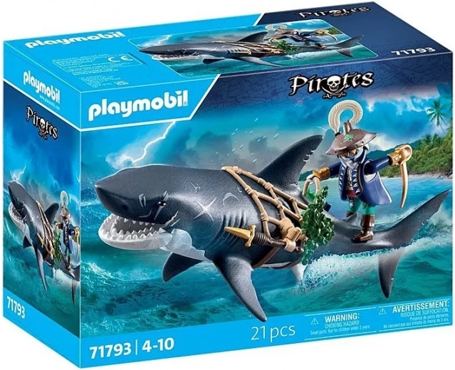 Playmobil Pirates kæmpehaj med pirat