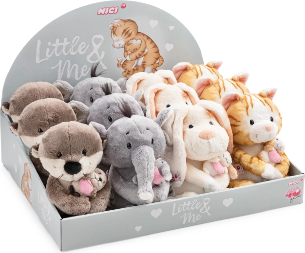 NICI plys-diskdisplay Little & Me 20 cm (12 stk.)