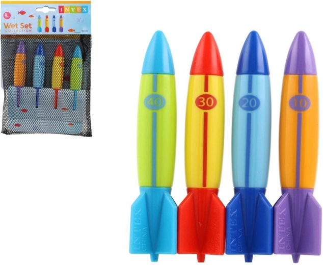 Dykker-torpedoer til vand - 4 stk.