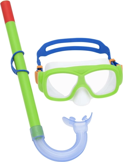 Grønt dykkersæt BESTWAY – maske og snorkel