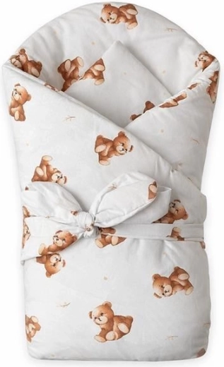 Babyindpakning New Baby Sweet Baby Bears 80 × 80 cm