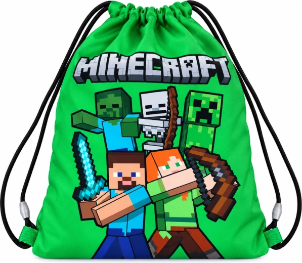 Minecraft grøn børnesnorpose