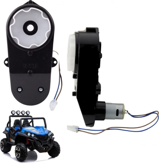 Motor med gearkasse til elektriske køretøjer 24V