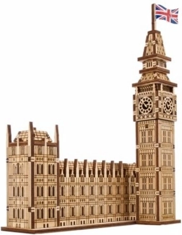 Ugears 3D træmekanisk puslespil Big Ben
