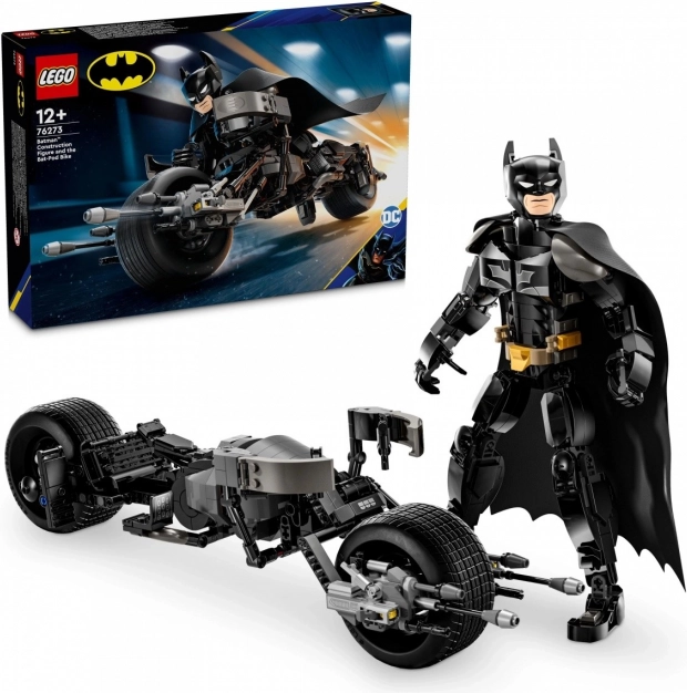 LEGO® DC Batman™ 76273 Byggbar figur: Batman™ og Bat-Pod motorcykel