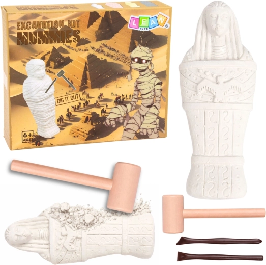 Arkæologisæt – egyptisk udgravning med figur
