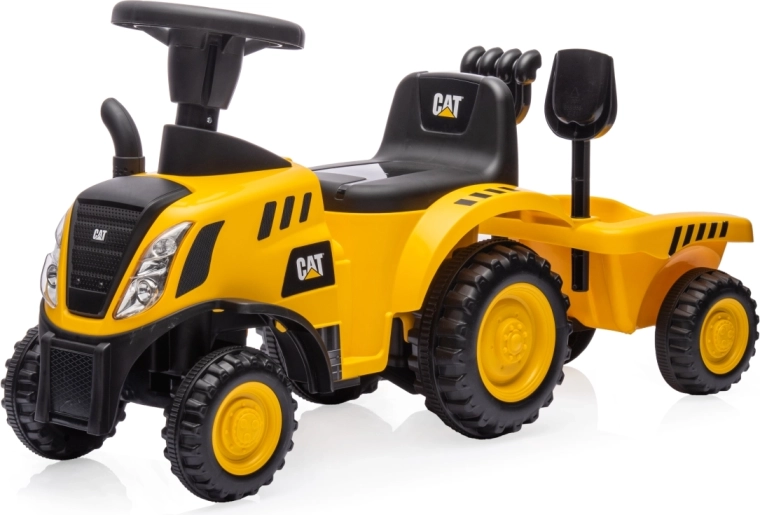 Milly Mally CAT-traktor-gåbil med anhænger