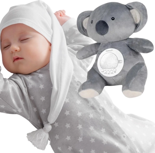 Woopie Baby plysbjørn med projektor og beroligende lyde