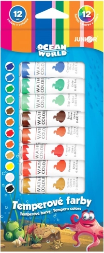 Temperafarver Ocean World 12×12 ml