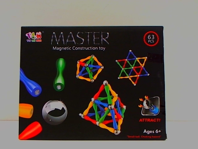 Magnetisk byggesæt BIGTOYS med 63 dele