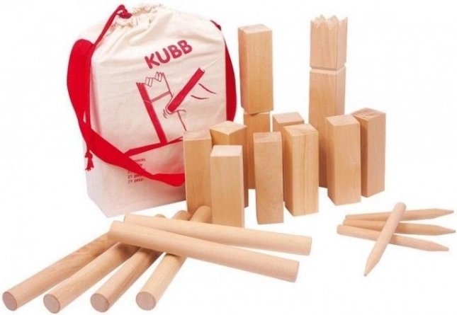 Spillet Kubb Viking lille