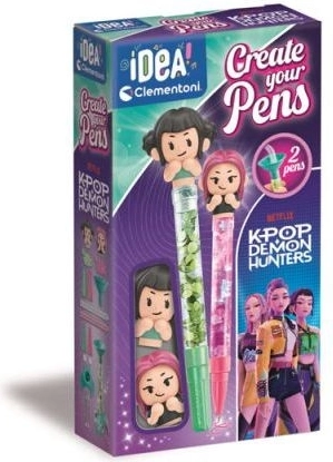 Clementoni Idea Art mini-pennemaskine K-Pop Demon Hunters Mira og Zoey
