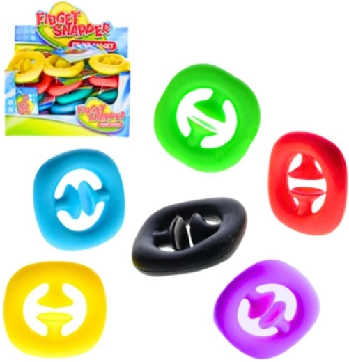 Fidget snapper antistress-legetøj – 6 farver
