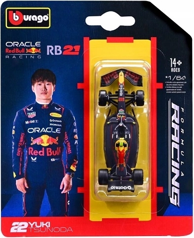 Bburago F1-model 1:64 Oracle Red Bull Racing RB21 2025 – Yuki Tsunoda