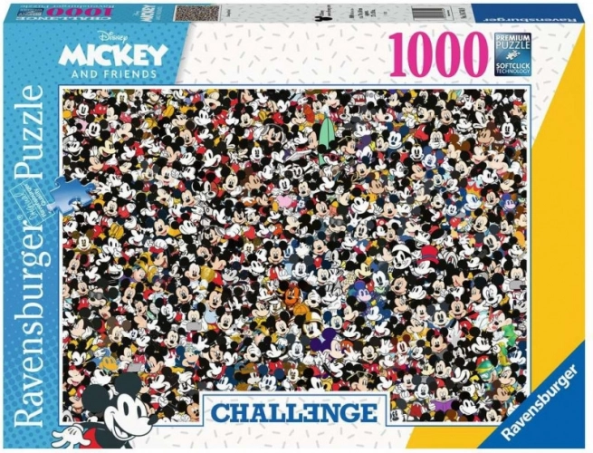 Ravensburger puslespil Mickeys Udfordring 1000 brikker