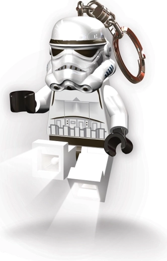 Lego Star Wars lysende nøglering stormtrooper