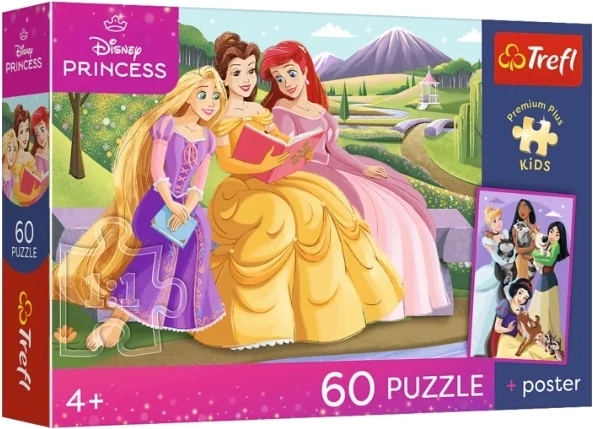 Børnepuslespil Premium Plus Kids prinsesse "Kraft i kronen" 60 brikker - 1 stk.