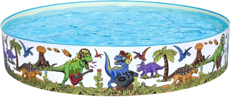 Legesygt design med dinosaurer