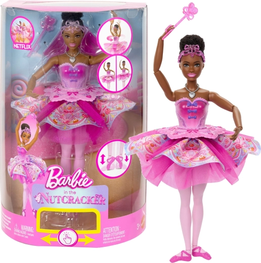 Barbie Barbie i Nøddeknækkeren-ballerina – Sukkerfe med foranderlig nederdel