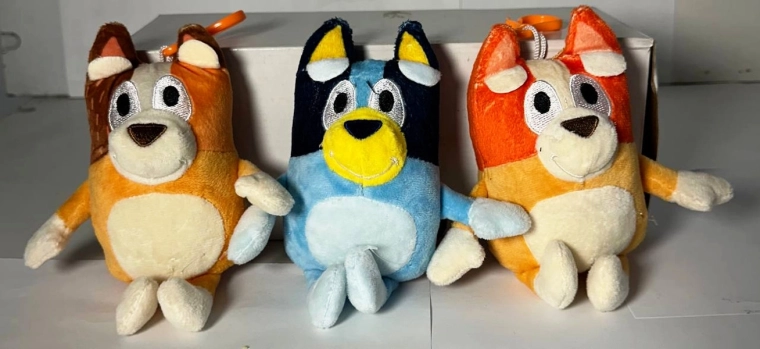 Plys maskot – hængende dekoration